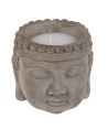 Bougie Tête de Bouddha / Dimensions : 13,5 x 13 cm / Matière: Ciment et Cire