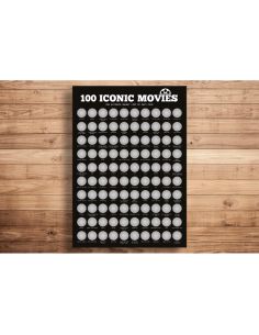 Poster à Gratter / 100 Films Iconiques / 42 x 60 cm