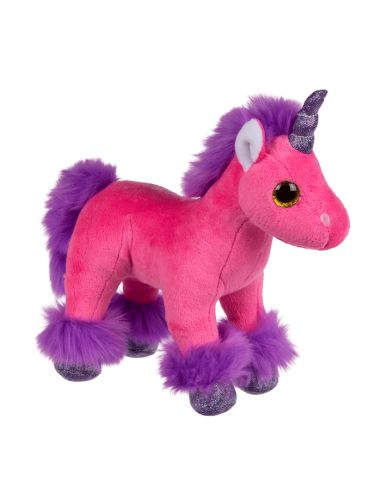 Peluche pour enfant / Doudou Licorne / Dimensions : 23 x 21 x 9 cm
