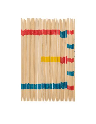 Jeu de Mikado en Bois avec Boite de Rangement / Dimensions : 19,5 x 4 x 2,5 cm
