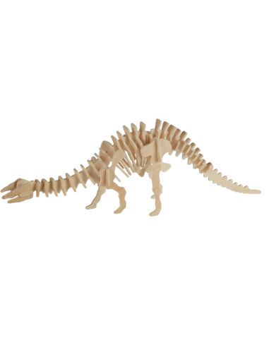 Puzzles 3D / Squelette de Dinosaure en bois à monter / Dimensions: 30 x 12 cm