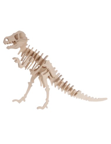 Puzzles 3D / Squelette de Dinosaure en bois à monter / Dimensions: 30 x 12 cm