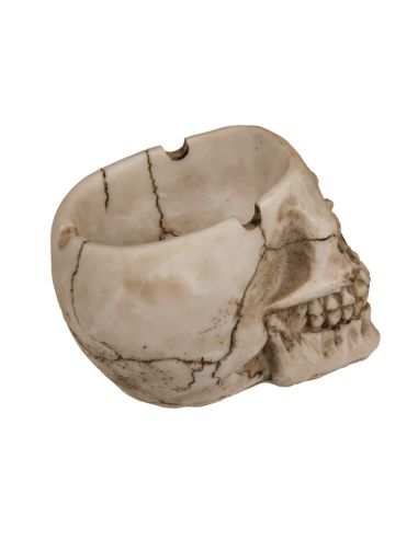 Cendrier en Polyrésine / Crâne Style Gothique / Dimensions : 9 x 8 x 11 cm