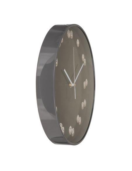Horloge Murale avec Motif Dés à  jouer / Diamètre : 30,5 cm