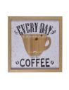 Décoration Murale / Tableau en Bois avec Motif Mug en Relief / Dimensions: 30 x 30 cm