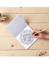 Mandalas / Carnet de Coloriage de Voyage pour Adultes / 24 Pages / Dimensions : 15 x15 cm