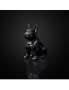 Statue Bulldog en Céramique Noire / Hauteur: 20 cm