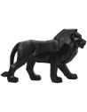 Statue Lion Origami Noir en Polyrésine / Dimensions : 36 x 23 cm