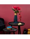 Perroquet Rouge sur Support Doré / Dimensions: 38 x 10 cm