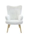 Fauteuil cosy imitation fourrure Helsinki