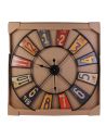 Horloge Murale En Métal Style Recyclerie - Diamètre : 80 cm