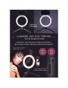 Lampe LED avec Trépied pour Smartphone - Dimensions : 27 x 36 x 50,5 cm