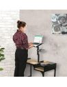 Poste de Travail Réglable pour Ordinateur Portable, Tablette et Téléphone / Dimensions Surface : 42 x 26 cm
