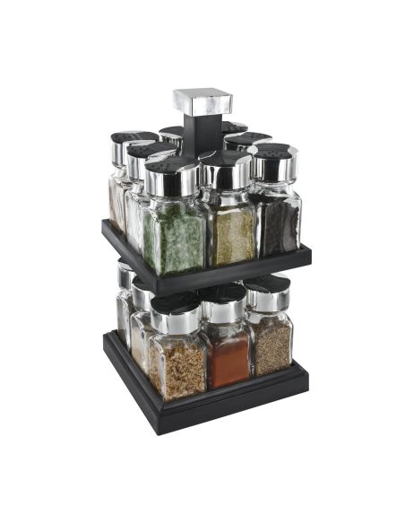 Carrousel à Épice Tournant à 2 Étages - Dimensions : 29 x 16 x 16 cm