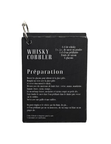 Accessoire de Cuisine / Kit pour Cocktail avec 5 Accessoires et 50 Recettes / Matière : Métal et Acier Inoxydable