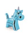 Tirelire Licorne reflets chromés / Colori au choix : rose, bleu, blanc