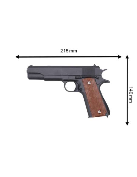 Pack airsoft G.13 style 1911 (Galaxy)