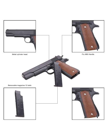 Pack airsoft G.13 style 1911 (Galaxy)