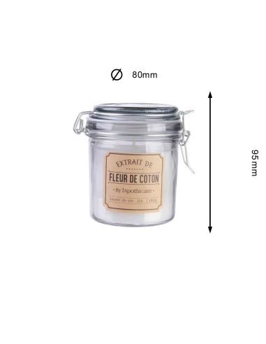 Bougie Parfumée en Bocal d'Apothicaire / 1 Mèche