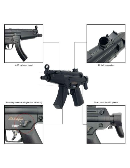 Réplique airsoft Baby MP5 AEG (Farsan)