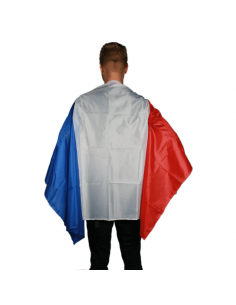 Accessoire du Supporter / Cape Drapeau Français / Matière: Tissu / Taille Unique