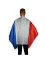 Cape fan drapeau français, env. 87 x 150 cm, en sachet poly avec surmontoir