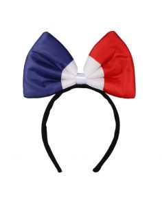 Accessoire du Supporter / Serre-tête en Forme de Nœud Papillon / Drapeau France / Taille Unique