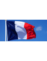 Drapeau Français en Tissu avec Boucles en Métal / Dimensions : 90 x 60 cm / Matière: Tissu