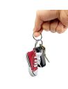 Porte-clé Chaussure de Sport avec Anneau en Métal