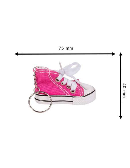 Porte-clé Chaussure de Sport avec Anneau en Métal