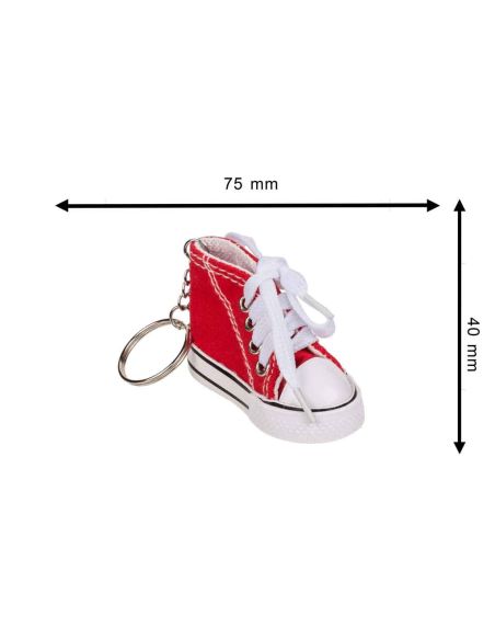Porte-clé Chaussure de Sport avec Anneau en Métal