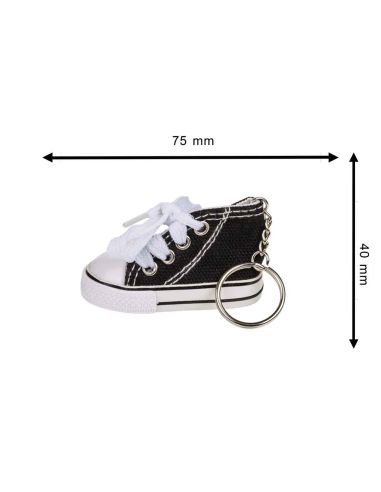 Porte-clé Chaussure de Sport avec Anneau en Métal