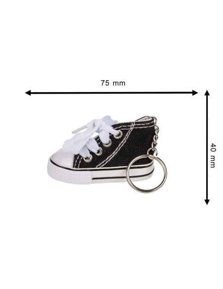 Porte-clé Chaussure de Sport avec Anneau en Métal