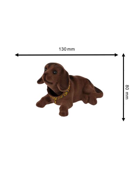 Chien Hochant la Tête pour Tableau de Bord Voiture