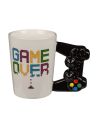 Mug avec poignée manette, Game over, env. 11 x 9 cm, en faience