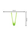 Maillot de bain pour homme Mankini Vert Fluorescent /  Taille unique / Matière : Polyester / Dimensions : 71 x 14