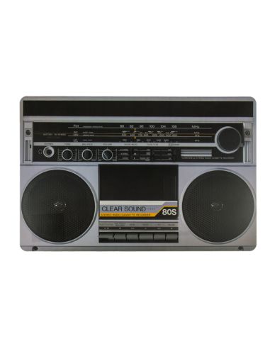 4 Sets de Table Vintage / Thème Télé-Sono Années 70-80 / Dimensions : 43,5 x 28,5 cm