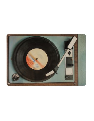 4 Sets de Table Vintage / Thème Télé-Sono Années 70-80 / Dimensions : 43,5 x 28,5 cm