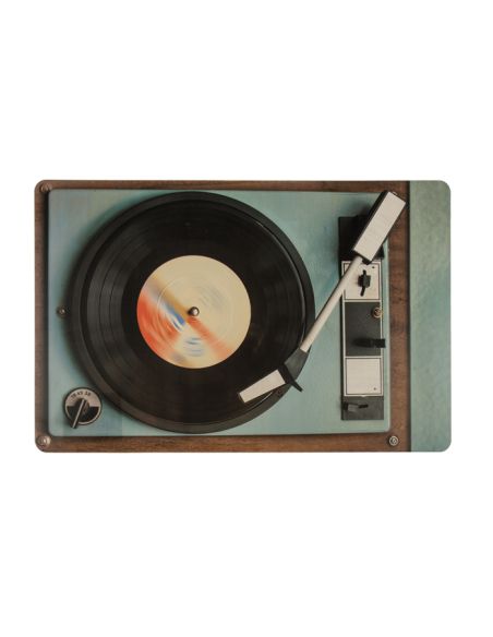 4 Sets de Table Vintage / Thème Télé-Sono Années 70-80 / Dimensions : 43,5 x 28,5 cm