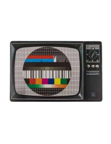 4 Sets de Table Vintage / Thème Télé-Sono Années 70-80 / Dimensions : 43,5 x 28,5 cm