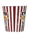 Seau à Popcorn / Matière : Plastique / Dimensions : 17,5 x 17,5 cm