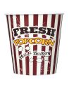 Seau à Popcorn / Matière : Plastique / Dimensions : 17,5 x 17,5 cm