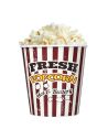 Seau à Popcorn / Matière : Plastique / Dimensions : 17,5 x 17,5 cm