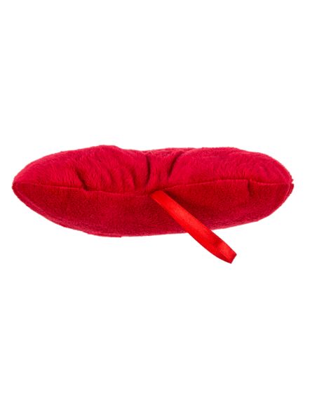 Peluche Cœur Rouge / Brodé "I Love You" au Fil Noir