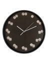 Horloge Murale avec Motif Dés à  jouer / Diamètre : 30,5 cm