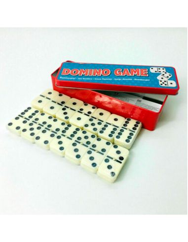 Jeu de Société / Jeu de domino / 28 pièces / Boite en Métal