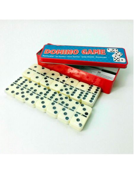Jeu de Société / Jeu de domino / 28 pièces / Boite en Métal