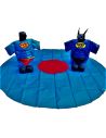 Lot de 2 Costumes Sumo Super-Héros en Mousse pour Enfants - 6-10 ans