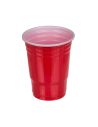 Jeu à boire, Beer Pong, avec 15 boules & 22 gobelets, pour env. 550 ml, dans sachet poly avec headercard