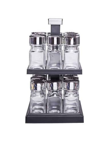 Carrousel à Épice Tournant à 2 Étages - Dimensions : 29 x 16 x 16 cm